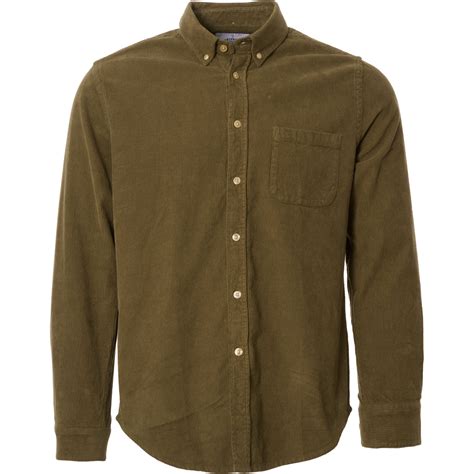 burberry men cordiroy|Corduroy Shirt in Olive .